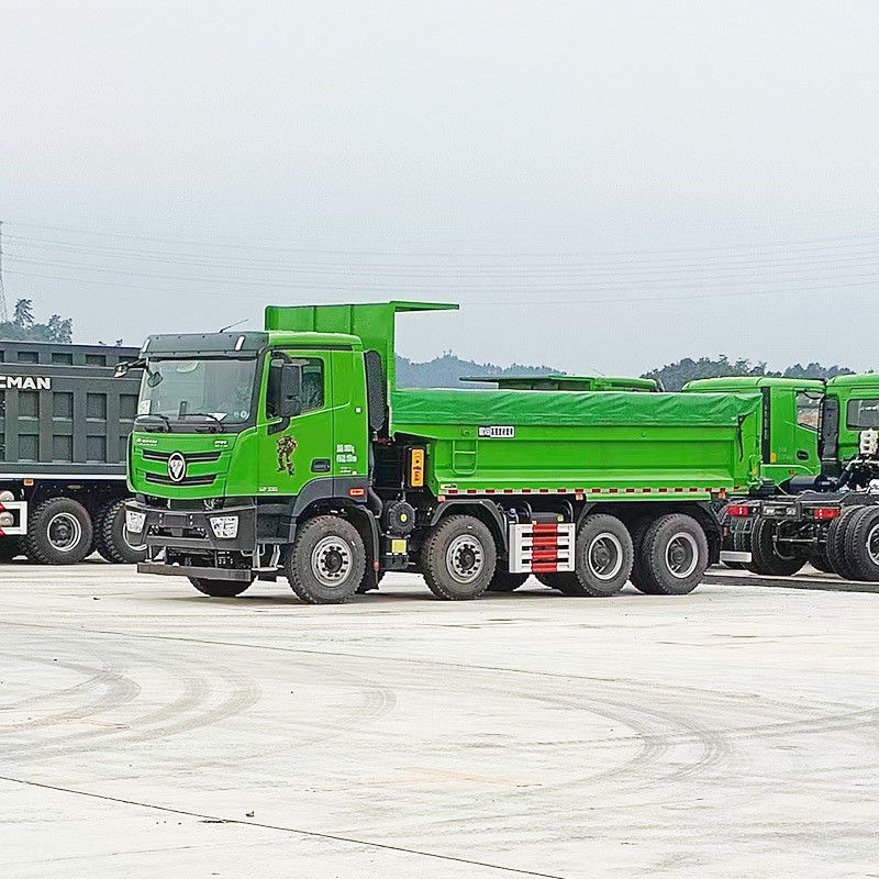 中古 8x4 12ホイール 430hp フォトン ダンプ トラック 12 前方シフト運転 ディーゼル ティッパー トラック