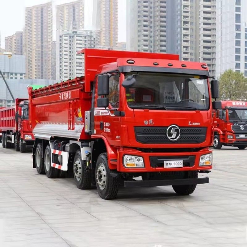 左手運転 30cbm トンパートラック 中古 ダンプトラック Shacman F3000 8*4 12ホイール ユーロ 2