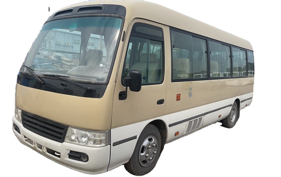 良好な状態のミニトヨタコースターバス 10-23席 燃料タイプ ガソリン / 石油