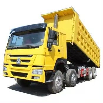 中古 ホーボ 8x4 12ホイール ダンプトラック 375HP ディーゼルエンジン ESCなしの砂を倒すトラック