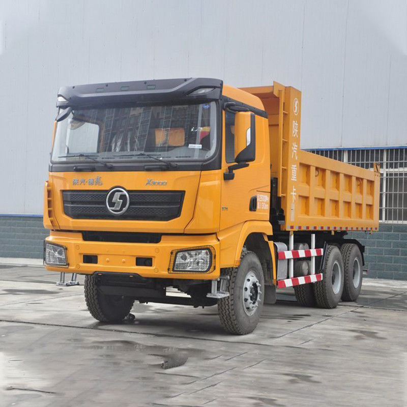 SHACMAN X3000 6x4 375hp ダンプティッパートラック 360° 後部カメラとマルチメディアシステム