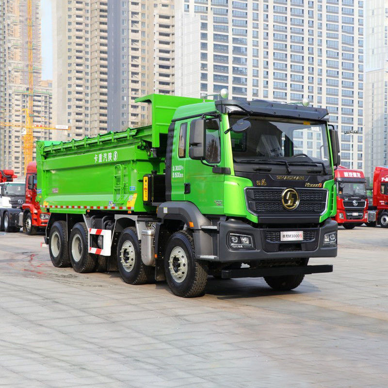 マニュアルトランスミッション型 Shacman 400hp 8x4 重量鉱山 ダンプ ターパー トラック 鉱山