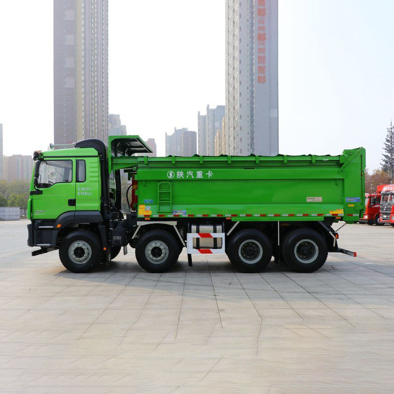 マニュアルトランスミッション型 Shacman 400hp 8x4 重量鉱山 ダンプ ターパー トラック 鉱山