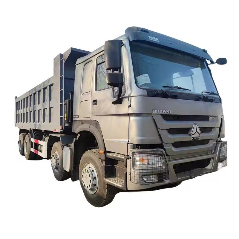 400HP Sinotruk Howo LHD 12ホイール 8x4 ティッパートラック マニュアルギアボックス付きダンプトラック