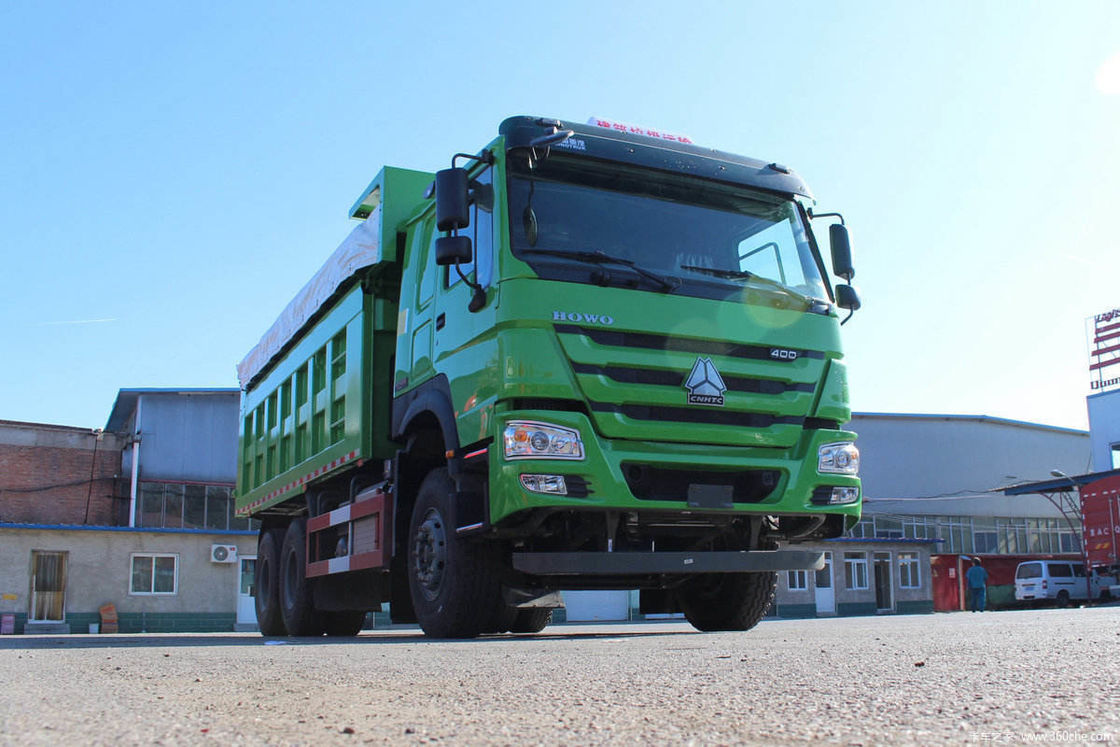 シノ トラック ホウ 400hp 6x4 8m3 20cbm WP12.400E201エンジンのダンプティッパートラック