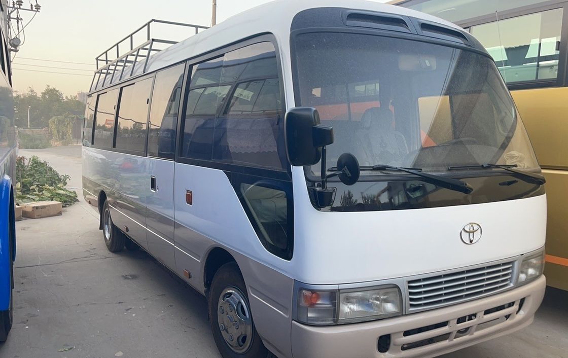 中古 ディーゼル 30人乗り トヨタコースター バス 状態良好 LHD 7.00R16 タイヤ G.V.W 5900 kg
