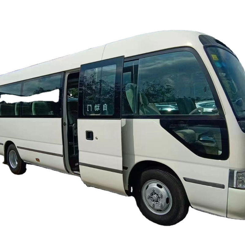 中古 トヨタコースター 30人乗りのディーゼルエンジンバス 状態良好で手頃な価格