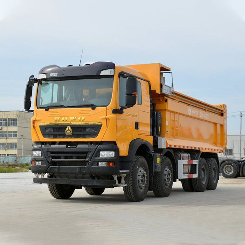 40トンの12輪ダンプトラック ホウ 440hp 8x4 トリッパートラックタイヤ 12.00R20 後部カメラ 無