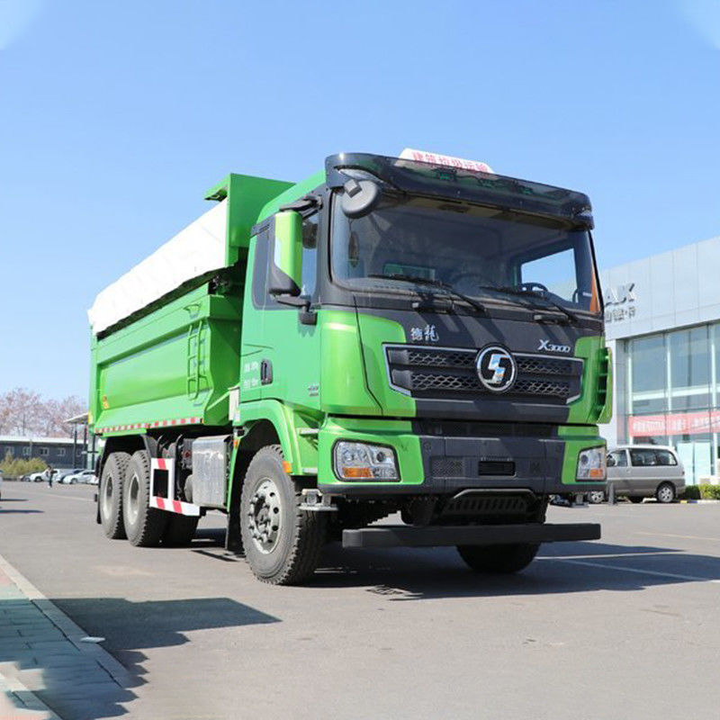 手動エアコン Shacman x3000 6x4 重荷 25 トンユーロ 3 400hp ティッパーダンプトラック