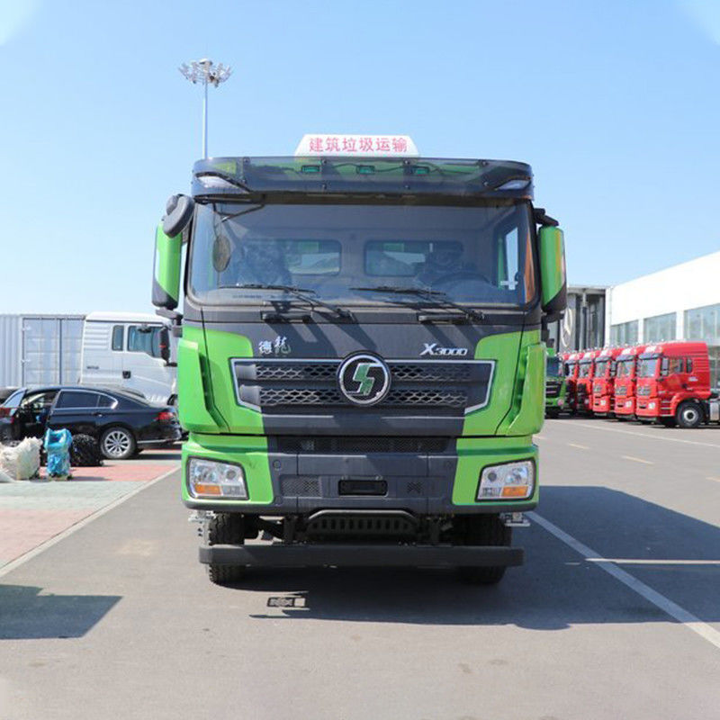 手動エアコン Shacman x3000 6x4 重荷 25 トンユーロ 3 400hp ティッパーダンプトラック
