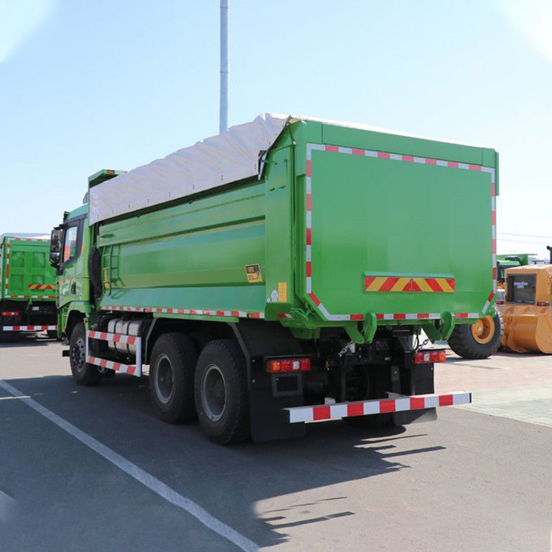 手動エアコン Shacman x3000 6x4 重荷 25 トンユーロ 3 400hp ティッパーダンプトラック