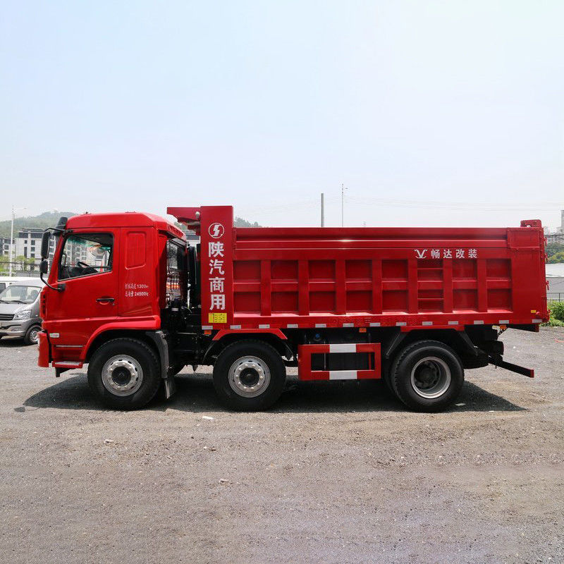 Shacman x6 6x2 25トン ユーロ2 220hp トンパートラック マルチメディアシステムのないダンプトラック