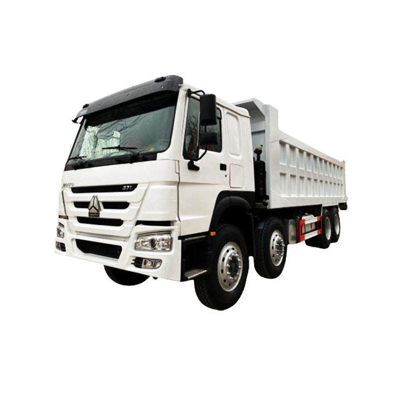 ホウオの300-400Lの燃料タンク容量を持つ420hp8x4 12ホイール式二輪式ティッパートラック