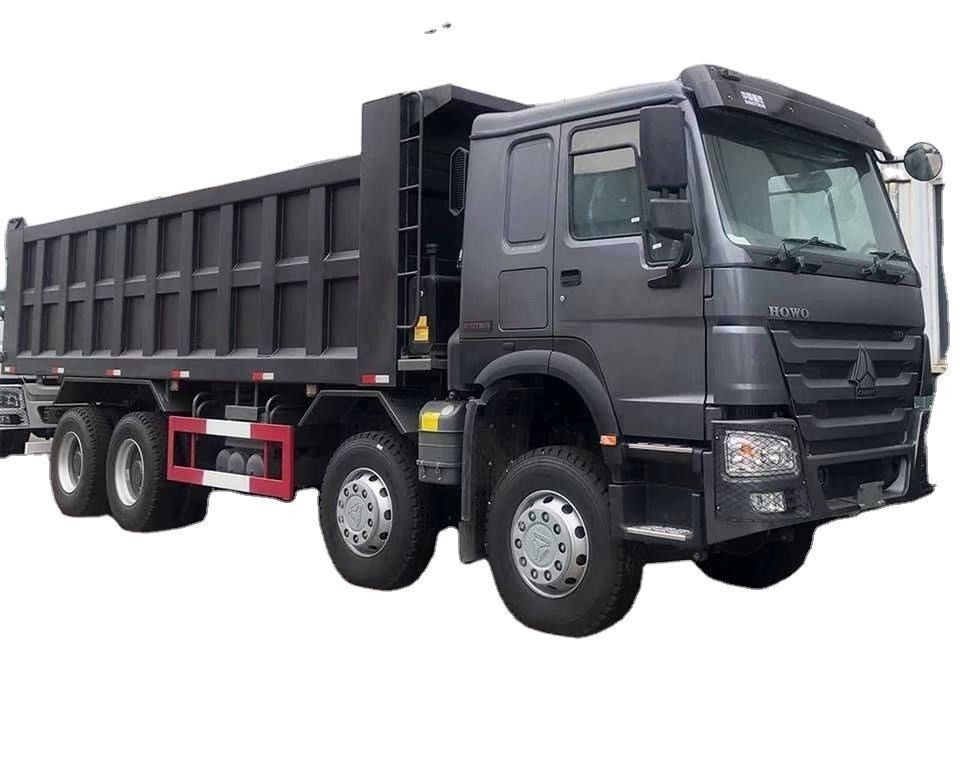 8x4 400hp 12輪 50 60 トン 400-500Lの燃料タンク容量を持つティッパーダンプトラック