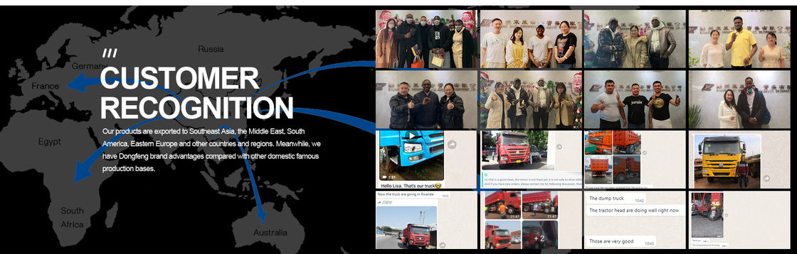 リニューアルされたLHD Howo 8x4ダンプトラック 3人の乗客と総車両重量 ≥30T