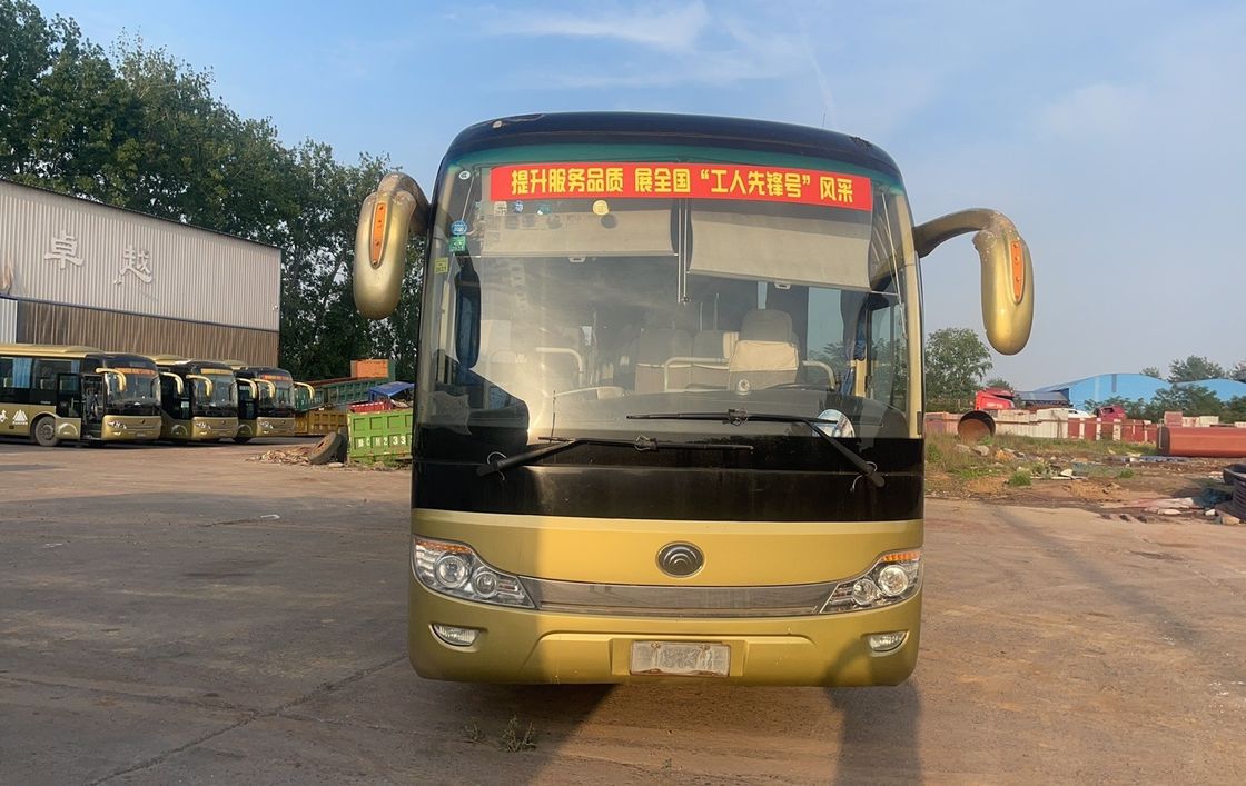 ユーロ3排出基準と葉のスプリングサスペンションの65席LHDツアーバスのストック