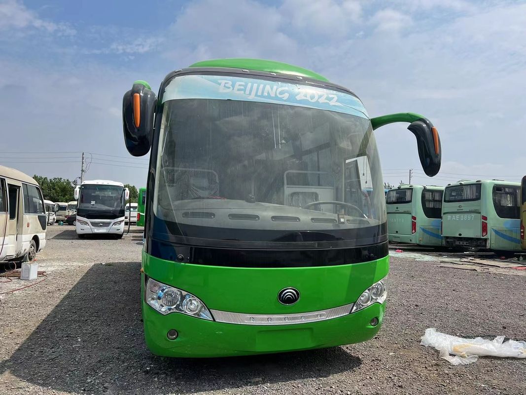 良い状態 57席 RHD マニュアルトランスミッション 葉のスプリング懸垂付きの古着バス