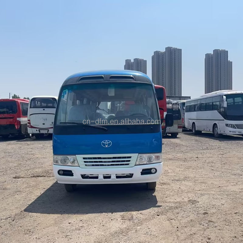 16-30 席 ユーロ3 排放基準のトヨタ・コースターバス 中古 状態良好