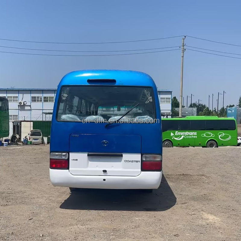 16-30 席 ユーロ3 排放基準のトヨタ・コースターバス 中古 状態良好