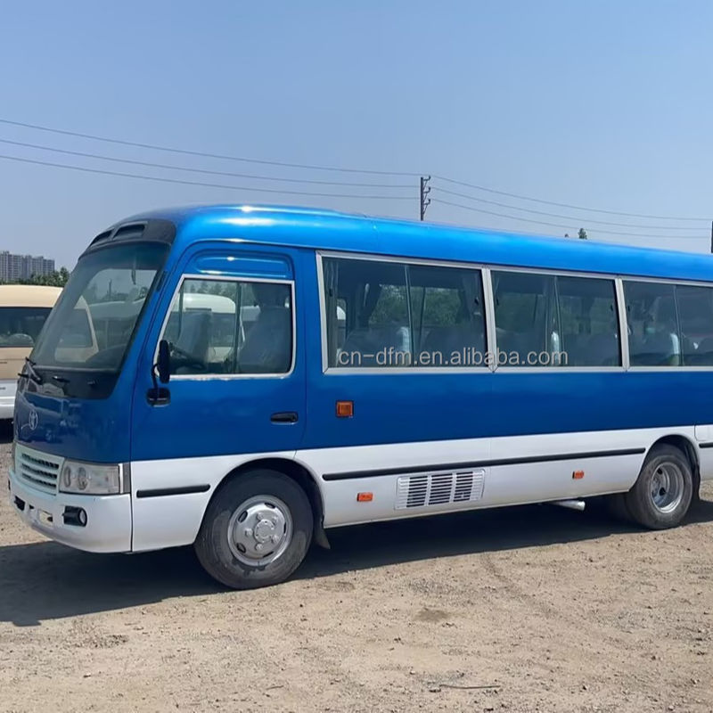 16-30 席 ユーロ3 排放基準のトヨタ・コースターバス 中古 状態良好