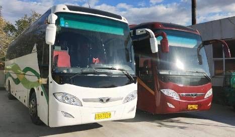 12m 観光バス 2010 55席と広々とした座席配置の古車バス