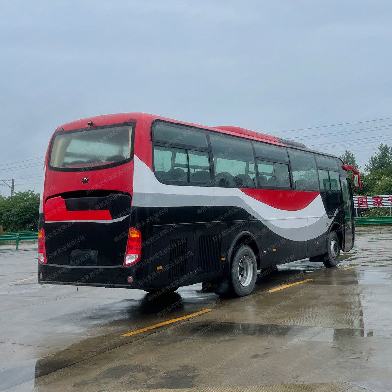 3300mmホイールベース マニュアルトランスミッション 中古バス LHD 54人乗りの都市用バス