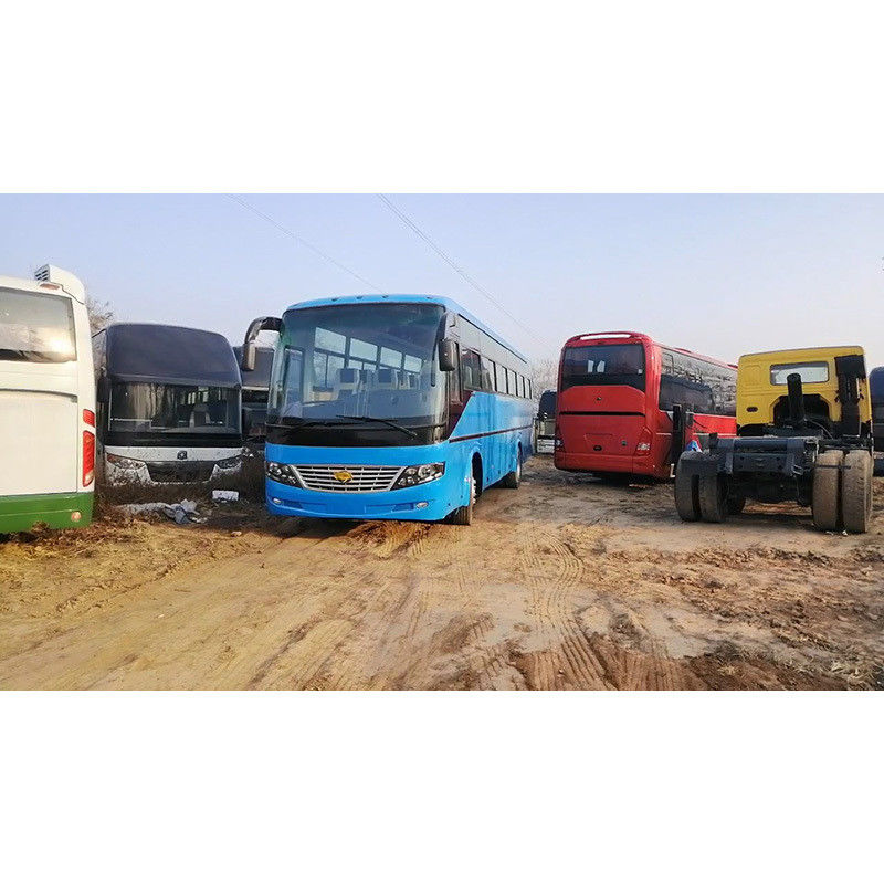 中古 Cng ディーゼル 左ハンドドライブ 青 12m バス 31-50席 2340mm 後部オーバーハング