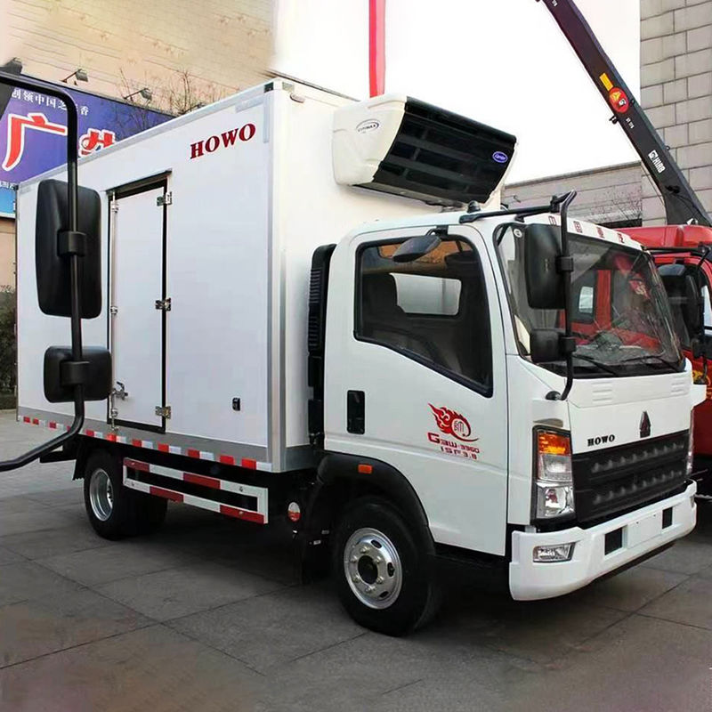 オーダーメイドの要求 130hp 4x2 冷蔵トラック アイスクリーム配送と食品冷却