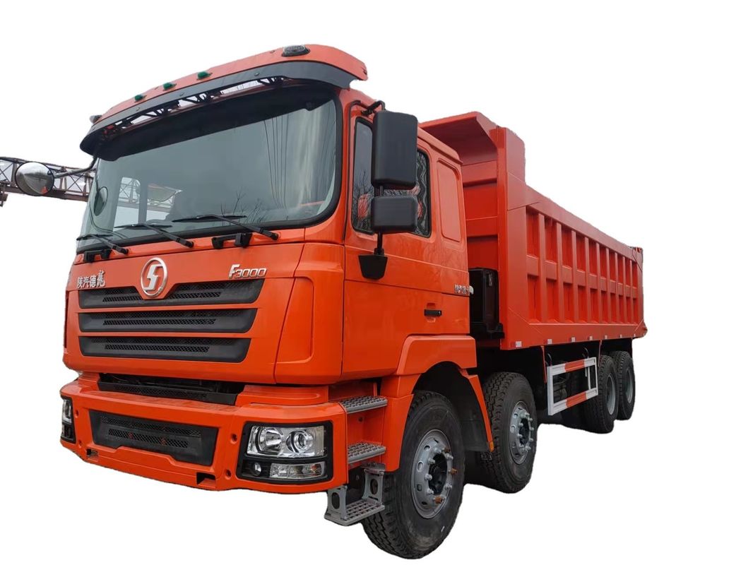 SHACMAN F3000 12ホイール 8X4 ユーロII 重荷 フロントリフティングダンプトラック 380HP エンジン