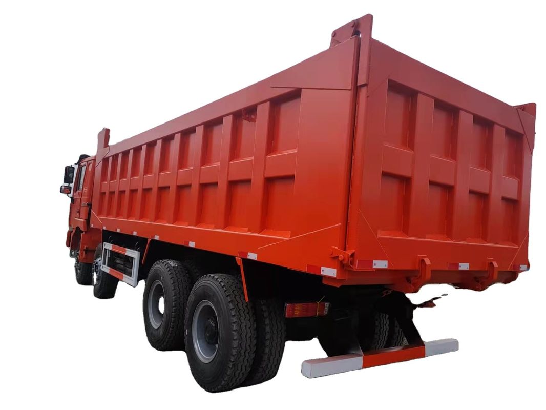 SHACMAN F3000 12ホイール 8X4 ユーロII 重荷 フロントリフティングダンプトラック 380HP エンジン