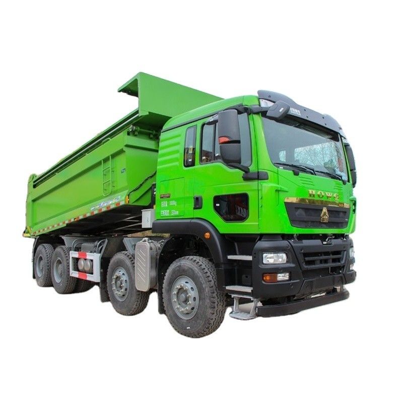 ABS装備の35tペイロード 重荷 8x4 12ホイールLHD 建設用ダンプトラック