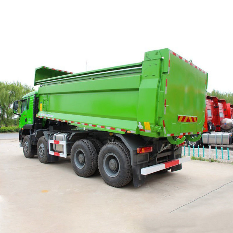 ABS装備の35tペイロード 重荷 8x4 12ホイールLHD 建設用ダンプトラック