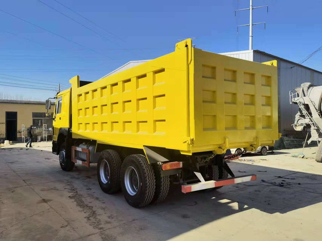 改装されたシノトラック ホー 6x4 10ホイラー 371hp 中古 ティッパー ダンプ トラック クルーズコントロール 無