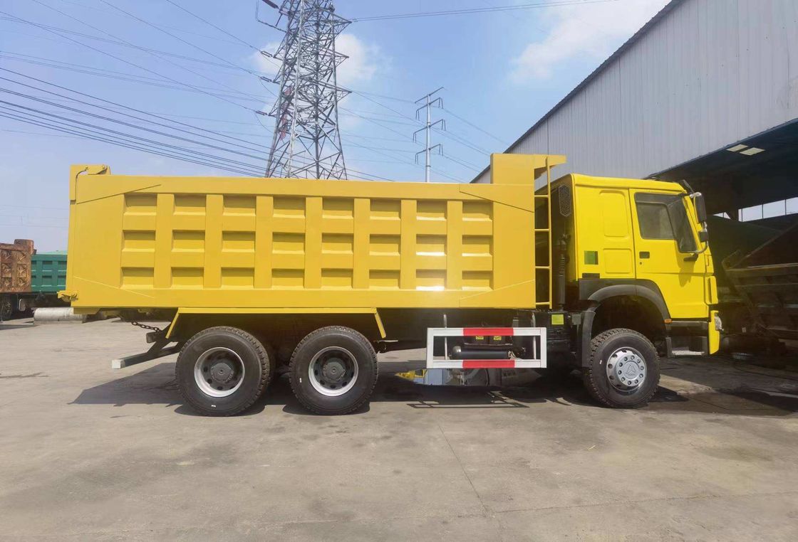 改装されたシノトラック ホー 6x4 10ホイラー 371hp 中古 ティッパー ダンプ トラック クルーズコントロール 無