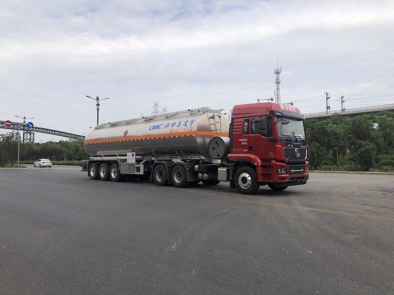 3 軸 44m3 液体ガソリン 航空 ケロシン ジェット燃料 輸送 半トレーラー タンカー