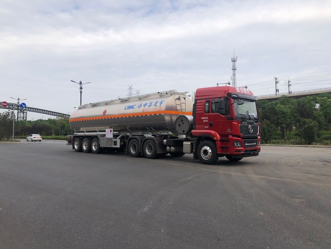 アルミ合金 ディーゼルタンカー アフリカ用 44m3 液体ディーゼル 半トレーラー ガソリン燃料