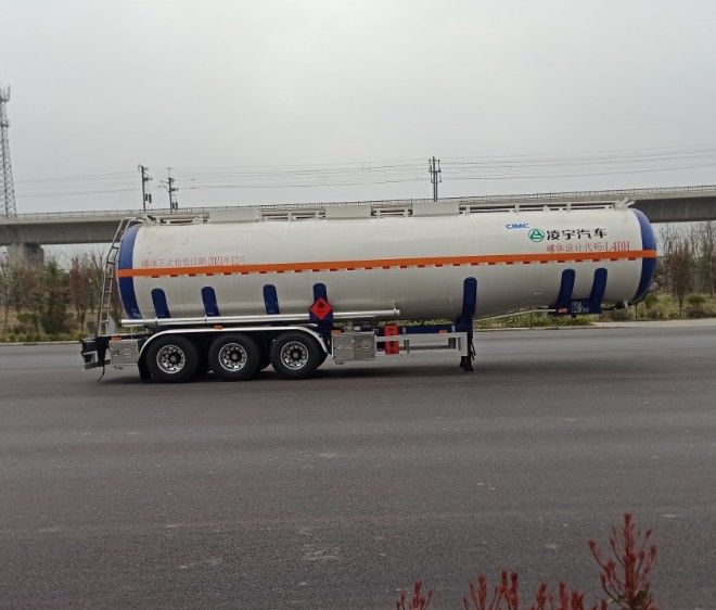 CIMC LINYU 48000 50000L 燃料タンクトレーラー 3軸 48m3 アルミ合金半トレーラー