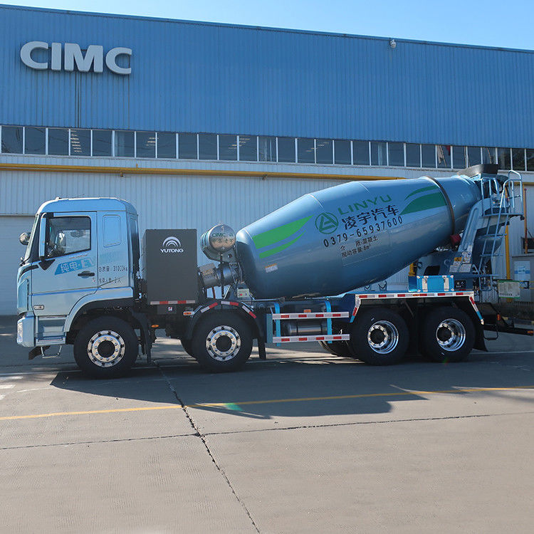 13000kg 電動 8x4 12cbm 大きな移動式コンクリートセメントミキサー トラック
