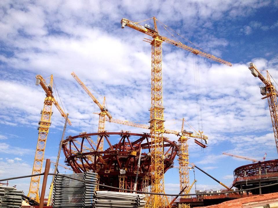 トップレスタワークレーン 建設用 マックス 上げ高度 60m ズームリオン T7015-10E WA7025-10E