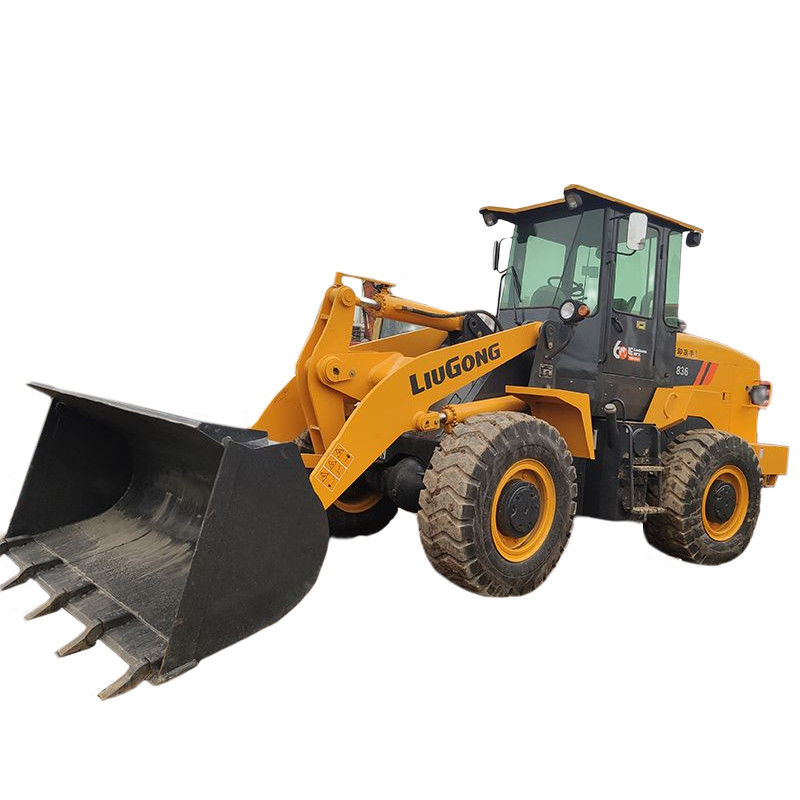 8000kg LIUGONG 836 Cat フロントエンド ローダー 機械 エンジン用 ローダー 輪のローダー