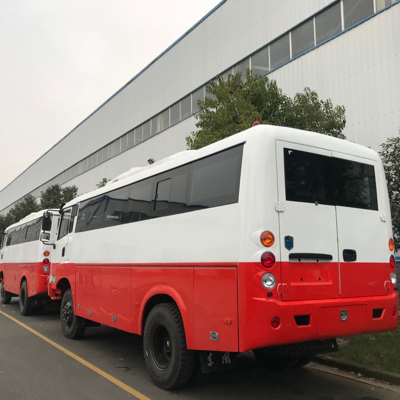 ドンフェン 29席 ディーゼルバス 4x4 オフロードバス 前軸付き ドンフェン 軸