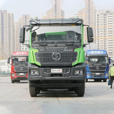 手動エアコン Shacman X3000 8x4 道路建設用 ターパーダンプトラック