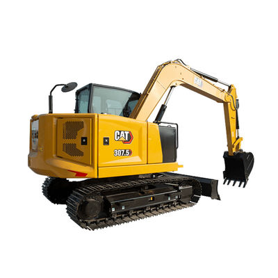 2019年 黄色のカターピラー CAT307.5 ミニ 水力 7.5 トンの掘削機
