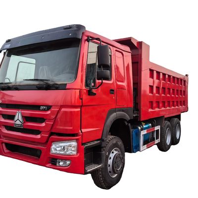 燃料 371HP 中古 ダンプ トラック 25tons Sinotruk HOWO 6*4 建設鉱山用のティッパー トラック