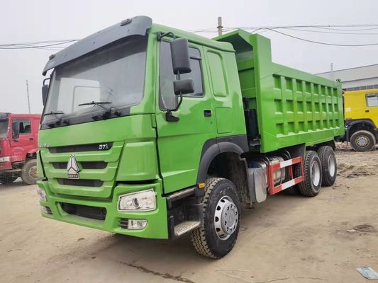 LHD SINO TRUCK HOWO 371HP 6x4 2人の乗客のための重用ダンプティッパートラック